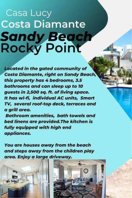 Lux 3 Master Bdroom On Sandy Beach W No Cleaining Fee Puerto Penasco Bagian luar foto